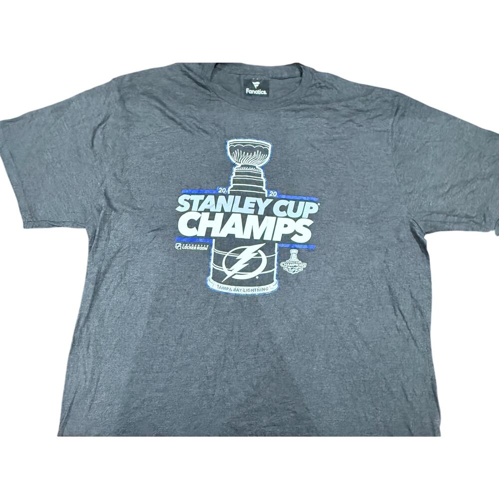Vintage Tees - NHL Tampa Bay Lightning 2020 Stanley Cup Champ Graphic Tee*SZ 2XL